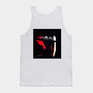 Stevie Ray Vaughan Famous Hat - Red Tank Top